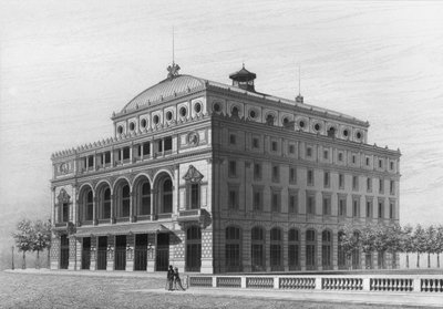 Theatre Lyrique, nu Theatre de la Ville, Place du Chatelet, Paris af French School