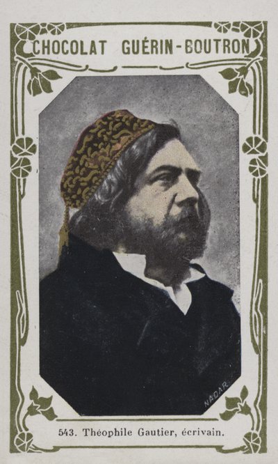 Theophile Gautier, ecrivain (farvet foto) af French School