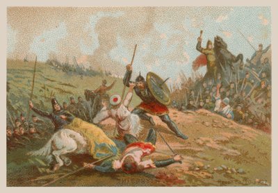 Thierry II, konge af Frankrig fra 720-737 af French School