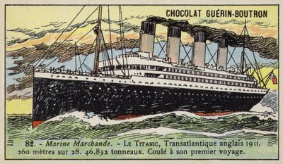 Titanic, britisk transatlantisk linjeskib af French School