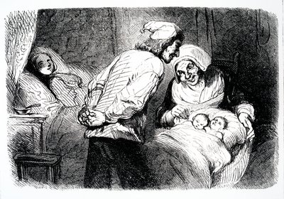 Titelside af Little Fadette af George Sands, 1852 af French School