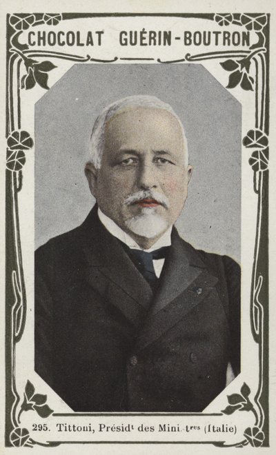 Tittoni, ministerpræsident, Italien (farvet foto) af French School