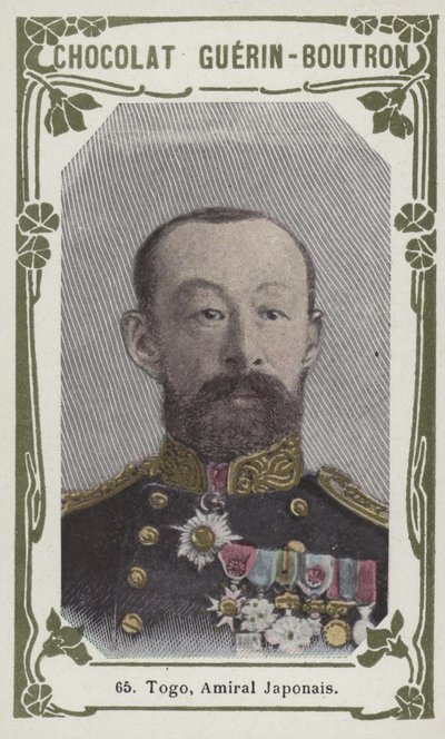Togo, japansk admiral (farvet foto) af French School