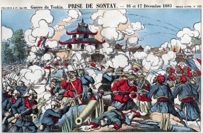 Tonkin War: Capture of Sontay, 16. og 17. december af French School