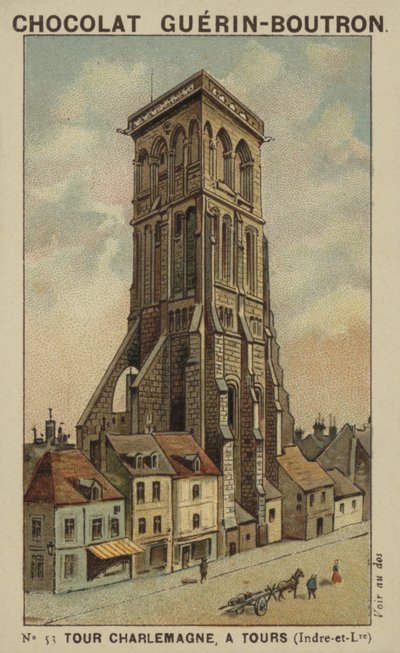 Charlemagne Tower, i Tours, Indre-et-Loire af French School