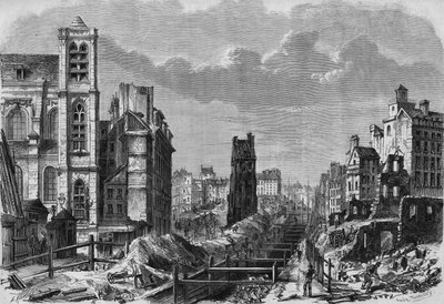 Transformationer af Paris under det andet imperium, Haussmannske Paris: arbejde på Saint Genevieve-bjerget (Sainte-Genevieve) af French School