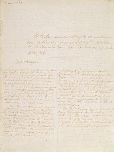 Concordia-traktaten, 23. marts 1648 af French School