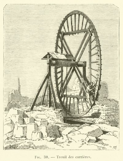 Stenbrudsspil (gravering) af French School