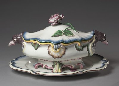 Terrin, fremstillet af Strasbourg Factory, ca. 1750 af French School