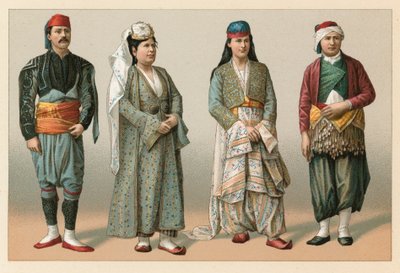 Tyrkiet kostume af French School