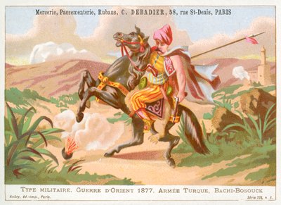 Tyrkisk bashi-bazouk, russisk-tyrkisk krig af French School