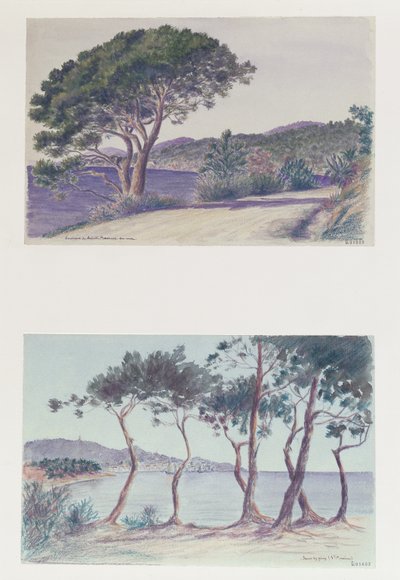 To udsigter over Ste Maxime af French School