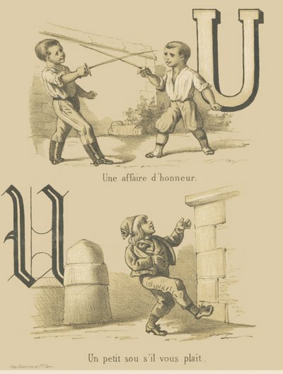 U: Et spørgsmål om ære/A little penny please af French School