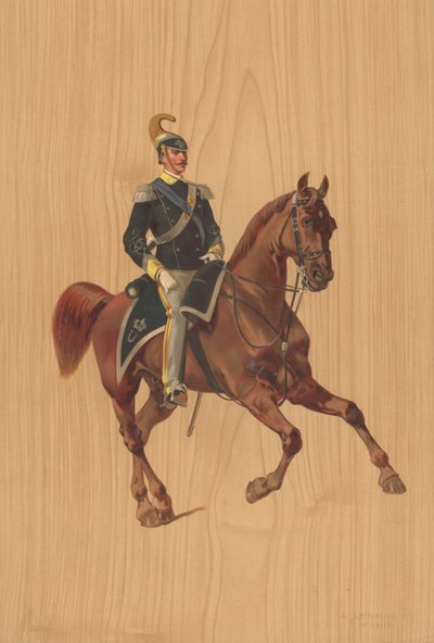 Uidentificeret soldat til hest af French School