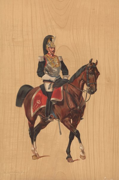 Uidentificeret soldat til hest af French School