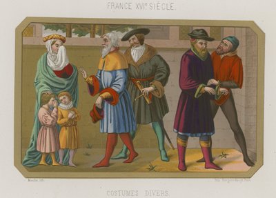 Forskellige mode i det 16. århundredes Frankrig af French School