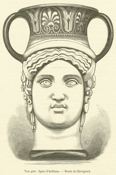 Vase grec, figur d