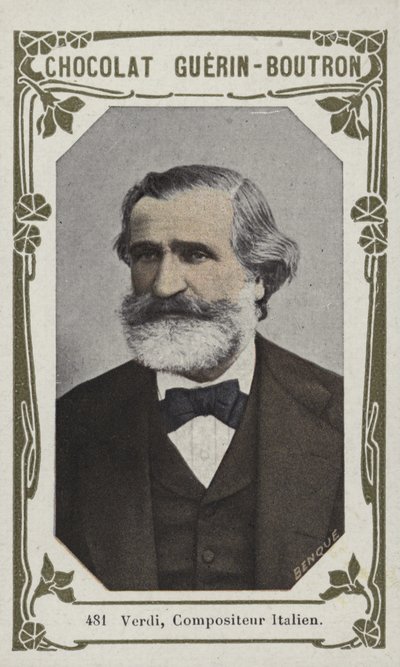 Verdi, italiensk komponist (farvet foto) af French School