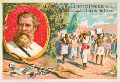 Verney Lovett Cameron, britisk opdagelsesrejsende (chromolitho) af French School
