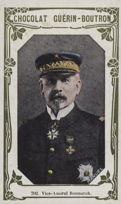 Vice-amiral Ronnarch (farvet foto) af French School