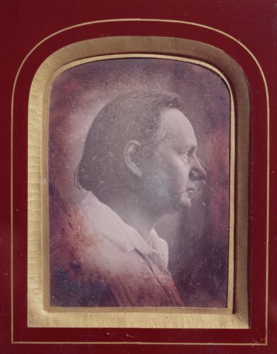 Victor Hugo (1802-85) (daguerreotypi) af French School