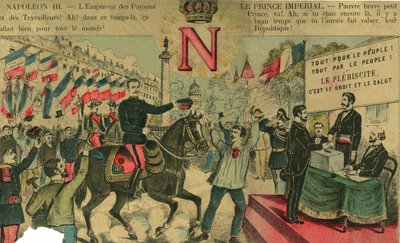 Victor Napoleon (1862-1926) i spidsen for bonapartisters tilhængere, Napoleon I