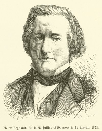Victor Regnault, født 21. juli 1810, død 19. januar 1878 af French School