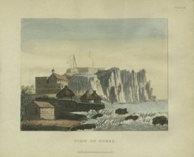 Udsigt over Goree, 1821 af French School