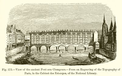 Udsigt over den gamle Changers Bridge af French School
