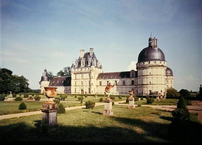Udsigt over den østlige facade, bygning påbegyndt i 1540 af French School