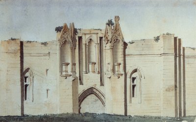 Vincennes Castle, Tour de Salves (akvarel) af French School