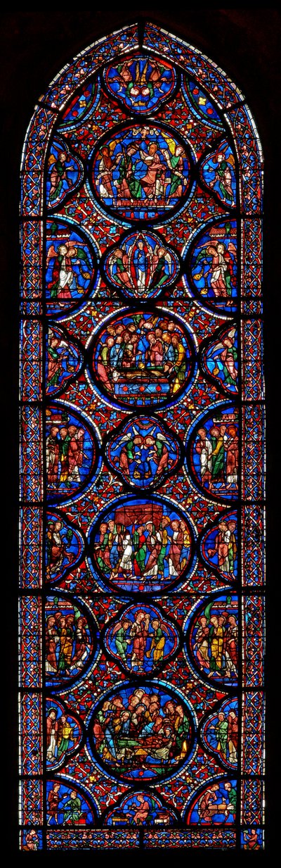 Jomfru Maria - Glorificering af (w42) af French School