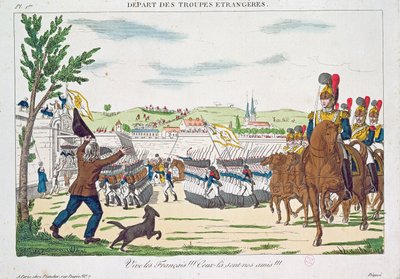 Længe leve franskmændene!, Udenlandske troppers afgang, 1818 af French School