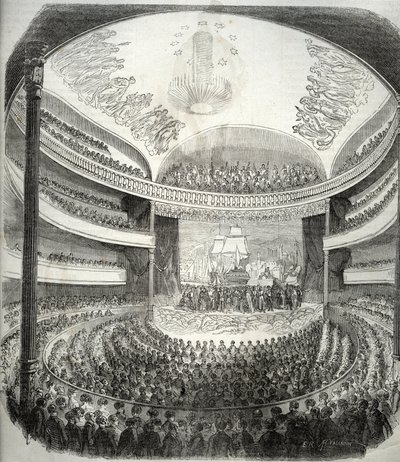 Udsigt over teatret rue du Chateau d