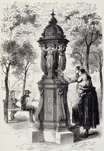 Wallace Fountain af French School