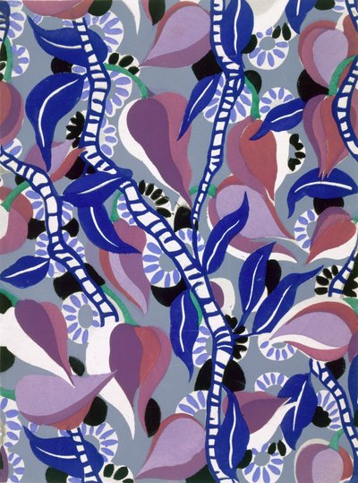 Tapetdesign af Maison Martine, pub. 1930. af French School