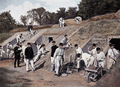 War de mines (forsvar) - i ""Album Military"" - Genie af French School