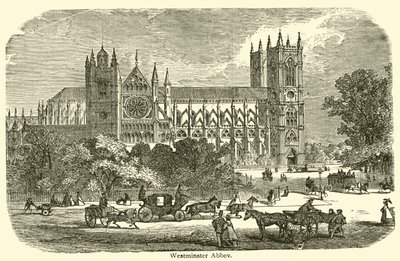 Westminster Abbey (gravering) af French School