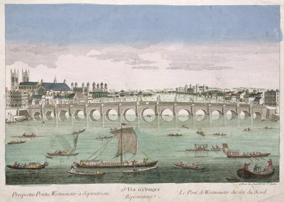 Westminster Bridge, London af French School