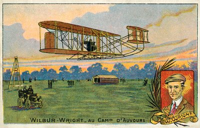 Wilbur Wright flyver på Camp d