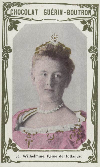 Wilhelmine, Reine de Hollande (farvet foto) af French School