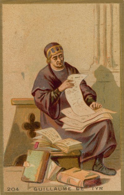 Vilhelm af Tyrus, middelalderprælat og krønikeskriver af French School