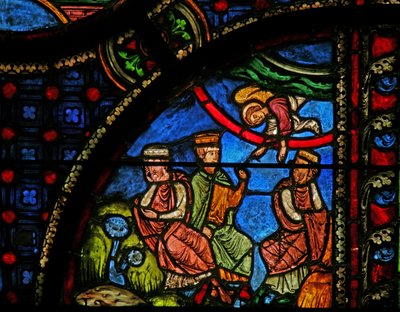 Vindue w0, der viser magi, bliver advaret i en drøm af French School