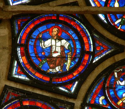 Vindue w100 forestillende St. Paul af French School