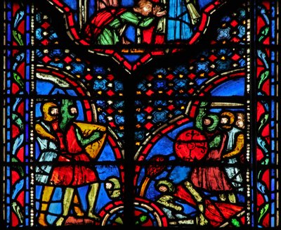 Window w14 En kampscene af French School