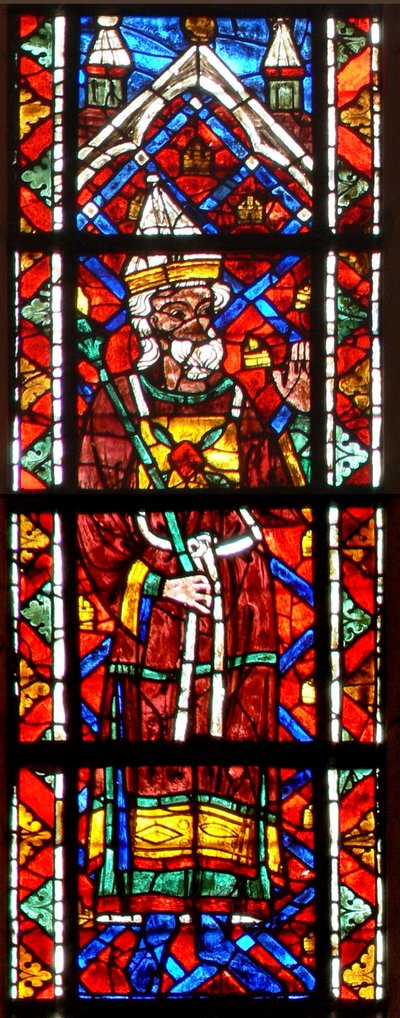 Vindue w203 forestillende Aaron af French School