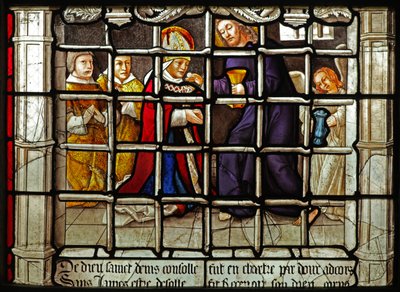 Vindue w31, der viser en scene fra St Denis