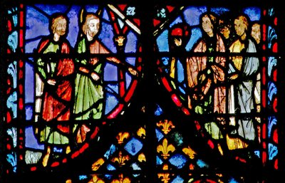 Vindue w3 Moses taler til folket Numb XX 13 af French School