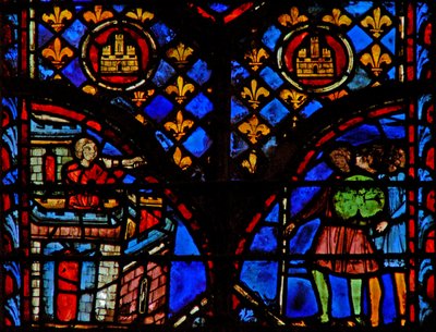 Vindue w3 At lyde en trompet (Sofar?): israelitterne udforsker landet af French School