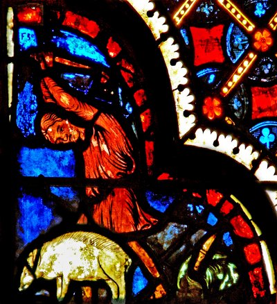 Vindue w3, der viser donorer - slagtere af French School
